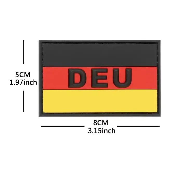 Écussons, badges, autocollants et appliques réfléchissants infrarouges (IR) avec emblème du drapeau allemand DEU