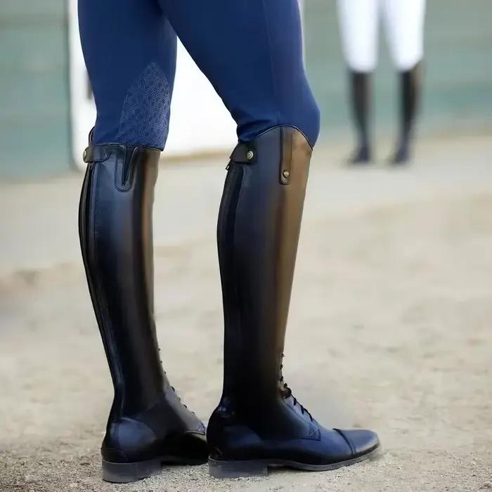 Bottes pour femmes sur le genou rétro neutre chevalier