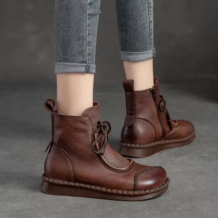 Chaussures pour femmes 2025 bottes croisées pour dames
