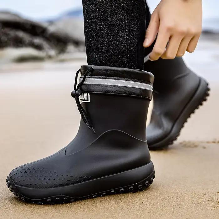 Bottes de pluie en matériau écologique pour hommes