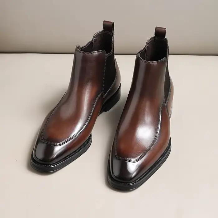Bottes Chelsea britanniques d'automne et d'hiver