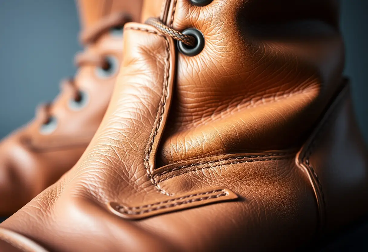 Botte en cuir souple flexible et confortable